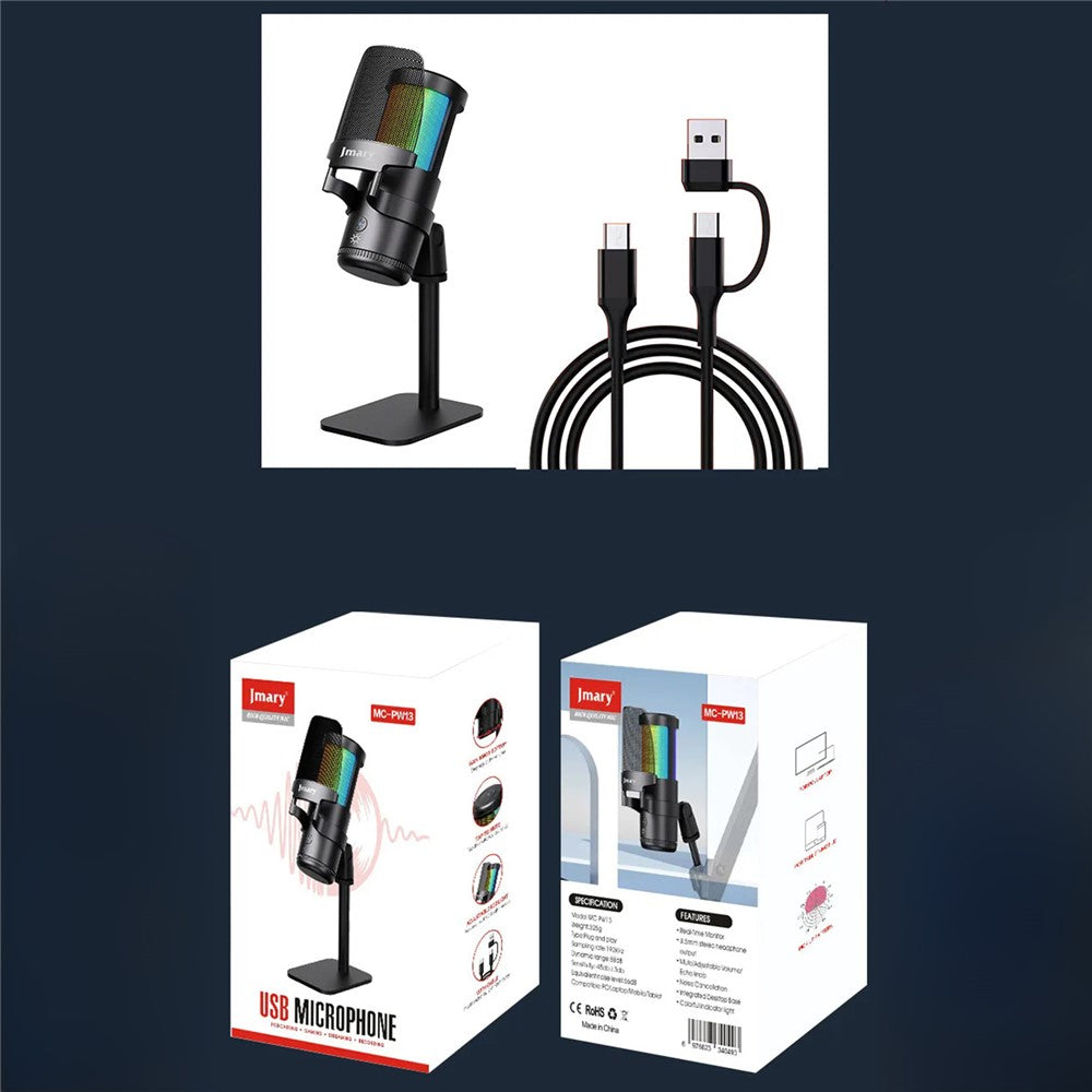 Jmary USB Microphone - MC-PW13 Jmary USB Microphone - MC-PW13